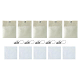 Maxbell 5 Pieces Outdoor Curtain Weights with Clamps for Wind Picnic Mat Table Cloth