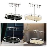 Maxbell Jewelry Organizer Stand Acrylic Base Jewelry Tray for Necklaces Watches Keys Black