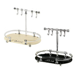 Maxbell Jewelry Organizer Stand Acrylic Base Jewelry Tray for Necklaces Watches Keys Black