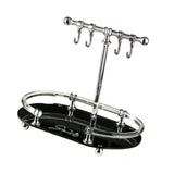 Maxbell Jewelry Organizer Stand Acrylic Base Jewelry Tray for Necklaces Watches Keys Black