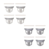 Maxbell 4Pcs Bed Sheet Clips Tight Heavy Duty with Strips Bed Sheet Corner Fasteners White
