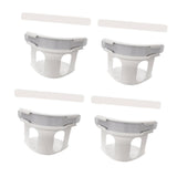 Maxbell 4Pcs Bed Sheet Clips Tight Heavy Duty with Strips Bed Sheet Corner Fasteners White