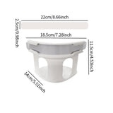 Maxbell 4Pcs Bed Sheet Clips Tight Heavy Duty with Strips Bed Sheet Corner Fasteners White