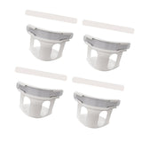 Maxbell 4Pcs Bed Sheet Clips Tight Heavy Duty with Strips Bed Sheet Corner Fasteners White