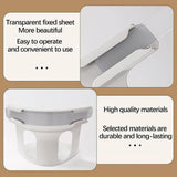 Maxbell 4Pcs Bed Sheet Clips Tight Heavy Duty with Strips Bed Sheet Corner Fasteners White