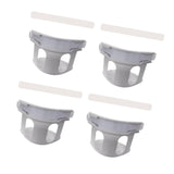 Maxbell 4Pcs Bed Sheet Clips Tight Heavy Duty with Strips Bed Sheet Corner Fasteners Gray