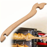 Maxbell Oven Rack Puller Wooden Long Handle Portable Heat Resistant Kitchen Supplies