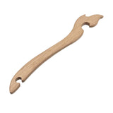 Maxbell Oven Rack Puller Wooden Long Handle Portable Heat Resistant Kitchen Supplies