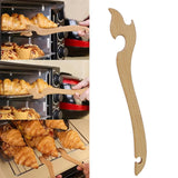 Maxbell Oven Rack Puller Wooden Long Handle Portable Heat Resistant Kitchen Supplies