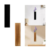 Maxbell Wood Wall Planter Wall Vase Hanging Planter for Office Apartment Living Room Black