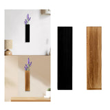 Maxbell Wood Wall Planter Wall Vase Hanging Planter for Office Apartment Living Room Black