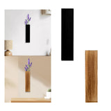 Maxbell Wood Wall Planter Wall Vase Hanging Planter for Office Apartment Living Room Black