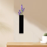 Maxbell Wood Wall Planter Wall Vase Hanging Planter for Office Apartment Living Room Black