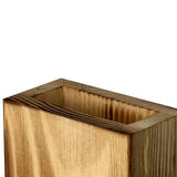 Maxbell Wood Wall Planter Wall Vase Hanging Planter for Office Apartment Living Room Wood