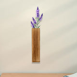 Maxbell Wood Wall Planter Wall Vase Hanging Planter for Office Apartment Living Room Wood