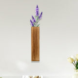 Maxbell Wood Wall Planter Wall Vase Hanging Planter for Office Apartment Living Room Wood
