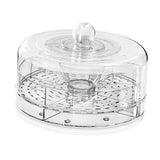 Maxbell Rotating Serving Tray Portable Veggie Fruit Tray for Restaurant Table