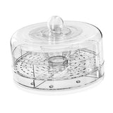Maxbell Rotating Serving Tray Portable Veggie Fruit Tray for Restaurant Table