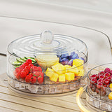 Maxbell Rotating Serving Tray Portable Veggie Fruit Tray for Restaurant Table