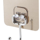 Maxbell 14 Pieces Adhesive Hooks Waterproof Wall Hangers for Bathroom Shower Kitchen Gold