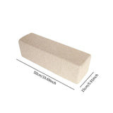 Maxbell Couch Arm Rest Pillow Premium Elbow Support Pillow for Armchair Bedroom Sofa Apricot