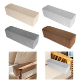 Maxbell Couch Arm Rest Pillow Premium Elbow Support Pillow for Armchair Bedroom Sofa Apricot