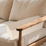 Maxbell Couch Arm Rest Pillow Premium Elbow Support Pillow for Armchair Bedroom Sofa Apricot