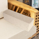 Maxbell Couch Arm Rest Pillow Premium Elbow Support Pillow for Armchair Bedroom Sofa Apricot