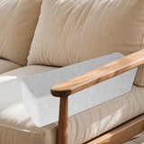 Maxbell Couch Arm Rest Pillow Premium Elbow Support Pillow for Armchair Bedroom Sofa Light Gray