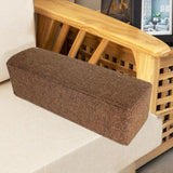 Maxbell Couch Arm Rest Pillow Premium Elbow Support Pillow for Armchair Bedroom Sofa Dark Brown