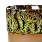 Maxbell Porcelain Tea Cup 150 ml Unique Espresso Mug for Milk Cappuccino Home Office Green
