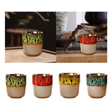 Maxbell Porcelain Tea Cup 150 ml Unique Espresso Mug for Milk Cappuccino Home Office Green
