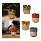 Maxbell Porcelain Tea Cup 150 ml Unique Espresso Mug for Milk Cappuccino Home Office Green