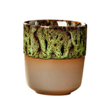 Maxbell Porcelain Tea Cup 150 ml Unique Espresso Mug for Milk Cappuccino Home Office Green