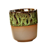 Maxbell Porcelain Tea Cup 150 ml Unique Espresso Mug for Milk Cappuccino Home Office Green