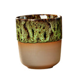 Maxbell Porcelain Tea Cup 150 ml Unique Espresso Mug for Milk Cappuccino Home Office Green