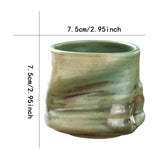 Maxbell Pottery Coffee Cup 200ml Vintage Afternoon Tea Mug Housewarming Gift Tea Cup Green