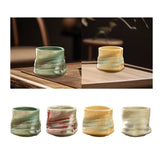 Maxbell Pottery Coffee Cup 200ml Vintage Afternoon Tea Mug Housewarming Gift Tea Cup Green