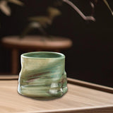 Maxbell Pottery Coffee Cup 200ml Vintage Afternoon Tea Mug Housewarming Gift Tea Cup Green