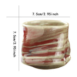 Maxbell Pottery Coffee Cup 200ml Vintage Afternoon Tea Mug Housewarming Gift Tea Cup Red