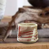 Maxbell Pottery Coffee Cup 200ml Vintage Afternoon Tea Mug Housewarming Gift Tea Cup Red