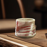 Maxbell Pottery Coffee Cup 200ml Vintage Afternoon Tea Mug Housewarming Gift Tea Cup Red