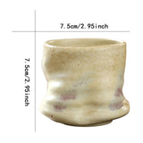 Maxbell Pottery Coffee Cup 200ml Vintage Afternoon Tea Mug Housewarming Gift Tea Cup White