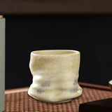 Maxbell Pottery Coffee Cup 200ml Vintage Afternoon Tea Mug Housewarming Gift Tea Cup White