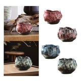 Maxbell 150ml Lotus Shaped Artwork Ceramic Master Cup for Dining Room Office Desktop Pink