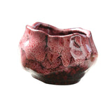 Maxbell 150ml Lotus Shaped Artwork Ceramic Master Cup for Dining Room Office Desktop Pink