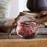Maxbell 150ml Lotus Shaped Artwork Ceramic Master Cup for Dining Room Office Desktop Pink