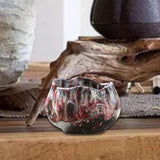 Maxbell 150ml Lotus Shaped Artwork Ceramic Master Cup for Dining Room Office Desktop Red