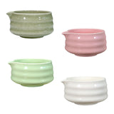 Maxbell Ceramic Matcha Bowl Portable for Mixing Unique Handmade Porcelain Tea Making Matcha Color