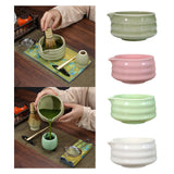 Maxbell Ceramic Matcha Bowl Portable for Mixing Unique Handmade Porcelain Tea Making Matcha Color